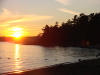 Thumbnail dsc02123.jpg: Sunset from Harold's Point Beach (B. Cerar photo) (100x75)